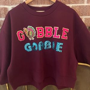 Judith March “gobble” sweatshirt